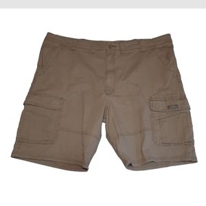 Wrangler Khaki Cargo Relaxed Fit Shorts